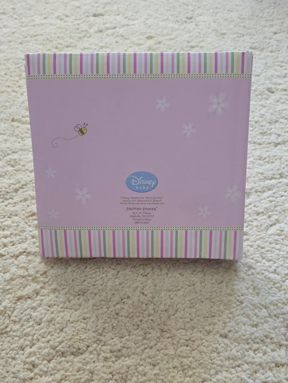 DISNEY: NWOT; My Sweet Sunny Days Pink Winnie the Pooh Photo Album